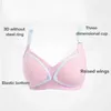 VRUH Maternity Intimates Cotton Nursing Bra Summer Breathable Breastfeeding Bras for Women Maternity Bra Plus Big Size Easy Feeding Bra Wire Free d240426