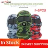 Cycling Caps 1-5pcs Motorcykel Hood Face Mask Unisex Balaclava Bandana Full Cover Tactical Shield Hat Ski Scif Summer Sun UV