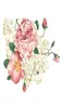 Luxury Peony Flowers Wall Autocollants Art Home Decor PVC Sénéciens muraux en vinyle amovible pour enfants décorations de salon 2104206495969