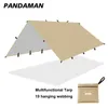 Tents And Shelters 4 4m Multi Functional Tear Resistant Silver Coated Tarp Camping Shelter