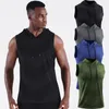 Summer Fashion Gym T-shirt voor mannen bodybuilding tanktop Koreaans casual mouwloos shirt basketbalvest heren mannen gym kleding 240416