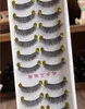 20 PCSSet Fashion Black Cross False Eyelash Handmade Eyebrow Soft Long Makeup Eye Lash Extension5431089