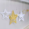 Décoration de fête Nice Gold Hollow Star Paper Garlands Banner suspendu pour le mariage décor de Noël pour enfants Supplies Baby Shower