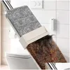 MOPS MAG MAGIC Auto-limpeza Squeeze Microfiber Spin e vá de planta para lavar o piso da ferramenta de limpeza da casa Acessórios para o banheiro 210805 Drop OTHR0