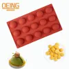 Moules 3d balle ronde demi-sphère Moules de silicone pour bricolage pouding pudding mousse au chocolat Moule de cuisine