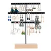 Boîtes de rangement Simple Oreing Rack Stand Bijoux Affichage des boucles d'oreilles Colliers Rings Facile à utiliser