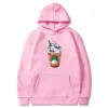 Sweatshirts Cute penguin Coffee Hoodies Prined Oversized Cartoon Hoodie Women Sweatshirt Casual Long Sleeve Pullover Aesthetic Tops Clothes