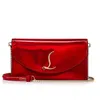Designer Rivet Bag Bolsa de Mensageiro de Luxúria Mulheres Mulheres Red Baixo