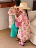 Robes de fille Summer Children Vêtements Set frère et vêtements soeurs T-shirt garçons et shorts Set Tulip Robe pour fille