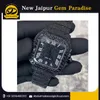 High Quality black Handcrafted moissanite watch For Christmas Gift For Men Buy Now From Best Wholesaler