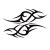 Fi7j Tatouage Transfert 1 PCS Fashion Elegant Corps Art Cool 3d Men Mis Half Sleve Tatoo Tattoo Tottem Tattoo Stickers 240427