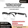 Occhiali da sole Nuovi occhiali intelligenti per fotocamera tws wireless bluetooth osseo conduttivo auricolari impermeabili auricolari sportivi occhiali da sole maschile 2024xw