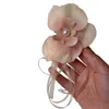 Hårklipp Clip Phalaenopsis Claw Flower Barrettes Princess Long Ribbon Jewelry