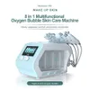 Multifunctionele gezichtsreinigingsmachine waterstof zuurstofbel schoonheidsinstrument anti rimpel echografie RF -tillen huidverzorging gereedschap