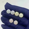 Hurtowe kolczyki ceny modny tester diamentowy s925 srebrny srebrny VVS1 MOSSANITE Diamentowy kolczyk dla kobiet