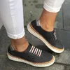 Casual schoenen dames laag uitgesneden witte flats canvas platte vrouwen vulcanisatie zomer herfst sneakers plus maat