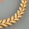 Colares de jóias finas 12 mm 18k Chain de corda dourada gelada VVS Missanite Rock Chain Chain Hiphop Colar para mulheres