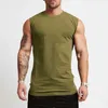 Tampo masculino Tops Cotton Gym Roupas de ginástica mensal com fitness colete de ginástica de ginástica de ginástica de ginástica