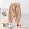 Trousers New Spring Summer and Autumn Baby Girls Clothing Childrens Fashion Pants Childrens Leisure Cotton Clothing Children Trousers Baby SweatshirtL2404