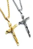 Naszyjniki wiszące krucyfiks wyraźny naszyjnik dla mężczyzn modlitwa Jezus ślimak link łańcuch hurtowy biżuteria 2840976