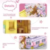 Transformation Toys Robots Creative Street View Izakaya Sakura House Building Block City Cherry Blossom House MOC Building Blocks With Childrens Gift Patte