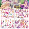 W3ZA Tatoo Transfert New Barbiee Tattoo Stickers Cartoon Water Transfer Stickers Temporary Cute Anime Hand Paper Paper Sticker Kids Birthday Gift 240427