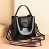 Bolsas de ombro Small Bag Women 2024 Moda All-Match Women's Bucket Retro Casual One-ombro Messenger