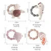 Mobiles# 1PC Babies Crochet Catcha Marinha Animal Brinquedo Silicone Ring Baby Teether Redent Infantil Gym Mobile Catcles recém -nascidos Toys D240426