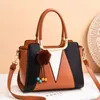 Torby na ramię moda luksusowe lady torebki kobiety Patchwork Crossbody European American Large Tote Bag Messenger