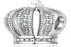 Boutique Alliage Fabriqué en argent Color des perles en vrac s'adapter à tous les bracelets de collier pendentif Charmsdiy Zircon Crown Big Firm Diamond Setting O3026036