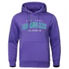 Mens Hoodies Sweatshirts est 1905 L0S LOS ANGELES CALIFORNIA LETTER HOUDIE MEN FASHION Autumn Hoodie Löst överdimensionerad bomull Bekväm tröja 240425