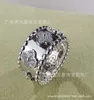 Designer Hochversion Clover Ring weiblich 925 Sterling Silver Kaleidoscop