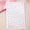 VV0E Tattoo Transfer Diy Face Jewelry Sticker Kids Eye Makeup Rhinestone Temporary Imper impermeável tatuagem Festival fofo Art Girls Diamond 240426