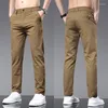 Calça masculina estilo bolha padrão casual moda moda slim coreano straight right risol marce calça 3 cores