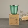 Tumblers Mini wysokiej jakości stalowa podwójna ściana izolowana przenośna kubek napojów