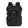 Sac à dos Voyage de 15,6 pouces Business pour ordinateur portable masculin Mochila avec USB Charge Port Cadeaux Men Femmes Femmes Imperpose Nylon Rucksack