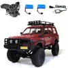 Electric/RC Car WPL C54-1 4WD 2.4G على الطرق الوعرة LC80 مركبة التحكم عن بعد RC مركبة رياضية مركبة الأطفال بطارية تعمل بالبطارية