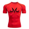 Herren-T-Shirts Neue Kompressionshemd Herren Fitness Fitnessstudio Superhelden Sport Running T-Shirt Rashgard Top Drei-Wege Schnelltrocknen kurzärmelige Herren T-Shirt J240426