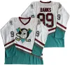 Hockey Jets Blue Ducks Ice Hockey Practice Training Jersey Street Shirt #99 Banks #96 Conway