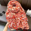 Lenços de estilo étnico tástels xales 180 85cm Muslim Headscarf The Four Seasons Seasons à prova de vento Towel Fashion Print Bandana