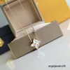 Pendientes de collar de diamantes Juego de joyas de moda colgantes de mujer 18K Regalo de la marca de lujo de la cadena de oro con caja