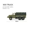 3D -pussel 1 72 M35 Sovjetisk lastbil BTR 80 Wheeled Armored Vehicle Without Rubber Assembly Model Military Toy Carl2404