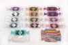 Whole Candy Shape Empty Acrylic Lash Packaging Case Glitter Card Empty 25mm False Eyelash Boxes with Tray8183372