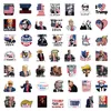 Party -Dekoration diy berühmte Autoaufkleber US -Präsident Trump Graffiti -Abziehbilder für Gepäckgitarrenbecher Motorrad/Roller/Kühlschrank/Skateboard/Helme Aufkleber LT948