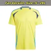 Suède 2024 chemises de football en Euro Cup Ibrahimovic 2025 Équipe nationale suédoise 24 25 Shirt de football Uniforme masculin bleu marine Larsson Forsberg