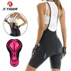 X-Tiger Women Cycling BIB Shorts Coolmax 5D żelowy żelowy rower górski krótkie spodnie Supersulastyczne szorki rowerowe szorty 240417