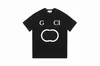 Mens Designer Tee Shirts Black and White Color Alphabet Luxury Brand Crewneck Short Sleeve Par Soft 100% Cotton Streetwear Street Hip Hop Plus 3XL#98