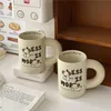 Boîte-cadeau avec original mignon graffiti dessin animé ours tasse en céramique tasse de tasse de tasse de tasse de tasse de tasse de girle