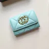 luxurys flap quilted coin pouch pourseレザーデザイナーキャビアキーチェーン7aレッドウォレットキーポーチレディースコイン財布財布