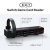 Unitek D1100A قارئ بطاقة اللعبة لـ Nintendo Switch OLED Adapter One-Button Switch Multi Game Switcher Accessories 240411